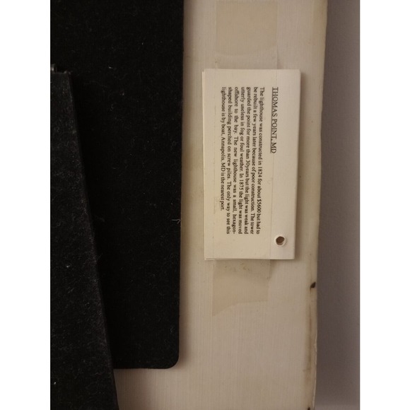 ⏰Thomas Point, MD Lighthouse 3D Tile Table Stand or Hang Art Wall Plaque 7.5" - Picture 4 of 6